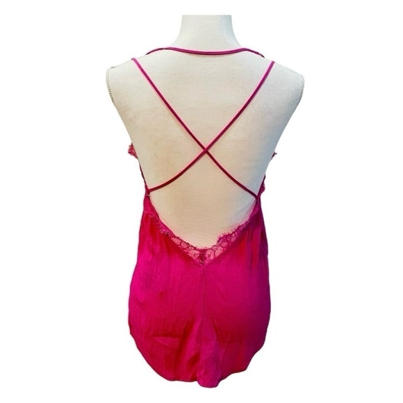 Anthropologie Silence + Noise Pink Lseeveless Blouse X-Small NWT NEW! - Picture 2 of 8